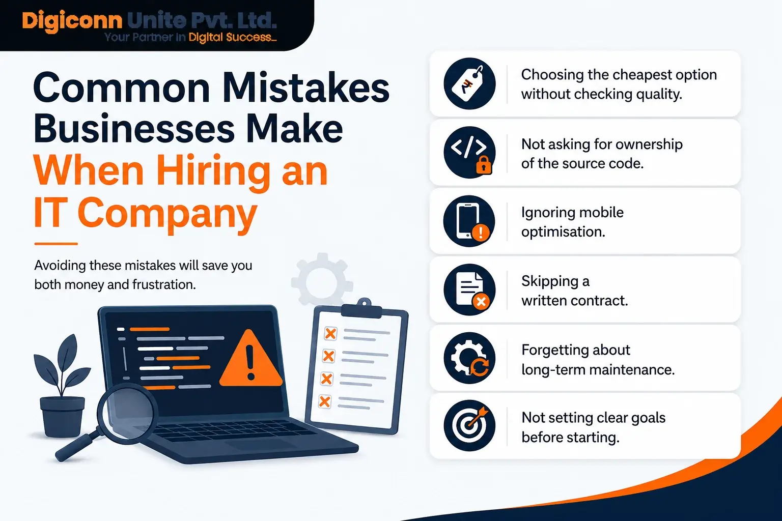 Common Mistakes Businesses Make When Hiring an IT Company