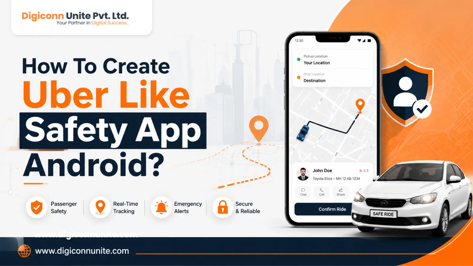 How To Create Uber Like Safety App Android?
