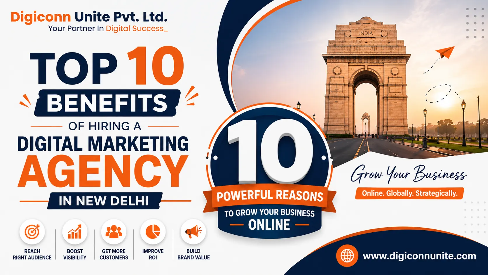 Top 10 Benefits of Hiring a Digital Marketing Agency in New Delhi