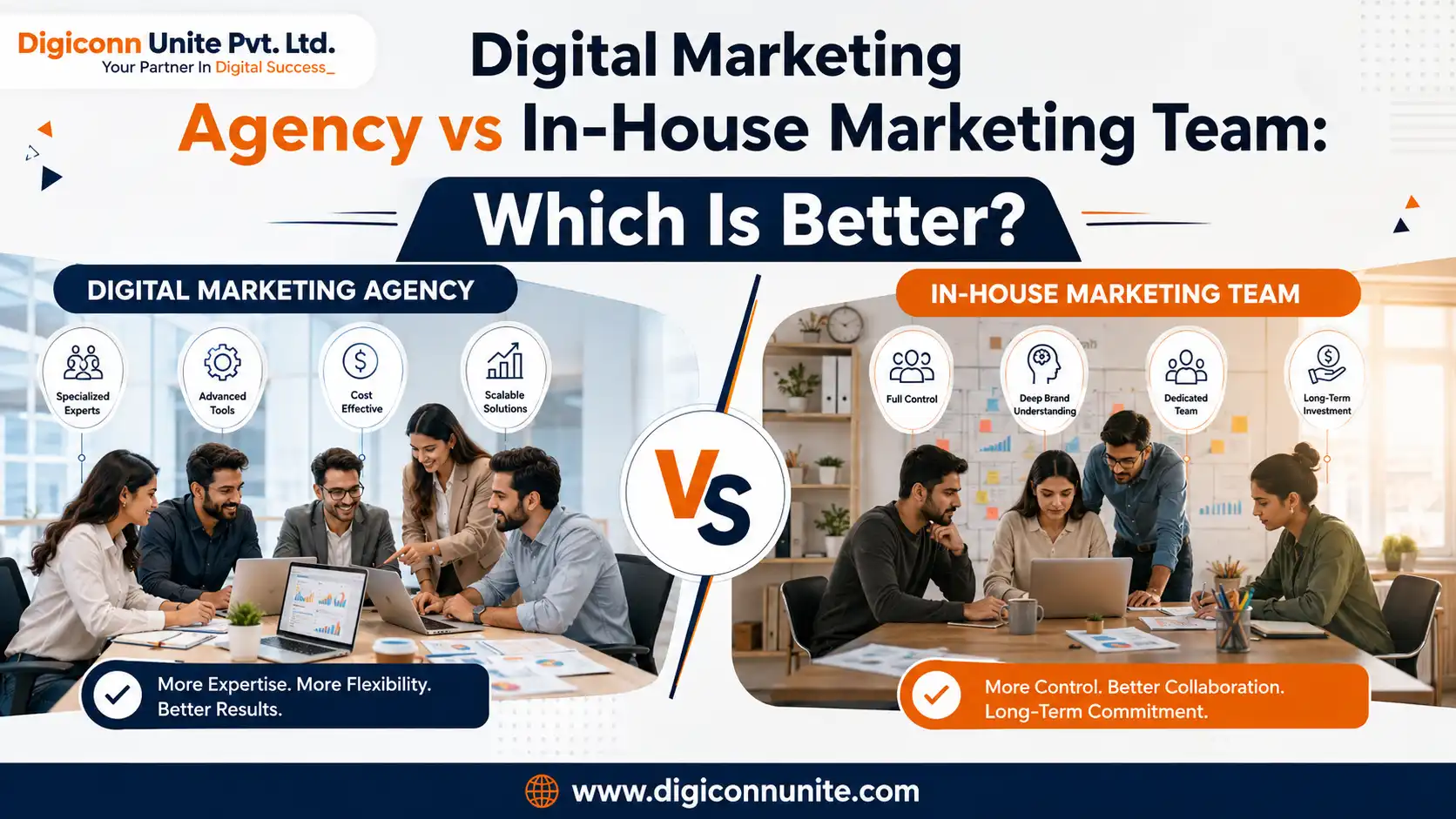 Digital Marketing Agency vs In-House Marketing Team: Which Is Better?