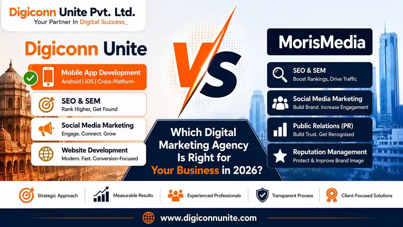 Digiconn Unite vs MorisMedia: Which Digital Marketing Agency Is Right for Your Business in 2026